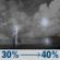 Tonight: A chance of showers and thunderstorms before midnight, then a chance of showers and thunderstorms between midnight and 3am. Mostly cloudy. Low around -100, with temperatures rising to around 63 overnight. Southeast wind 5 to 15 mph. Chance of precipitation is 40%. New rainfall amounts less than a tenth of an inch possible. Tonight: Chance Showers And Thunderstorms