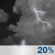 Thursday Night: A slight chance of showers and thunderstorms. Mostly cloudy, with a low around 60. East wind 5 to 15 mph. Chance of precipitation is 20%. Thursday Night: Slight Chance Showers And Thunderstorms